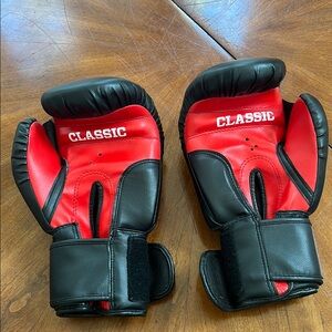 Classic Red and Black Boxing Gloves